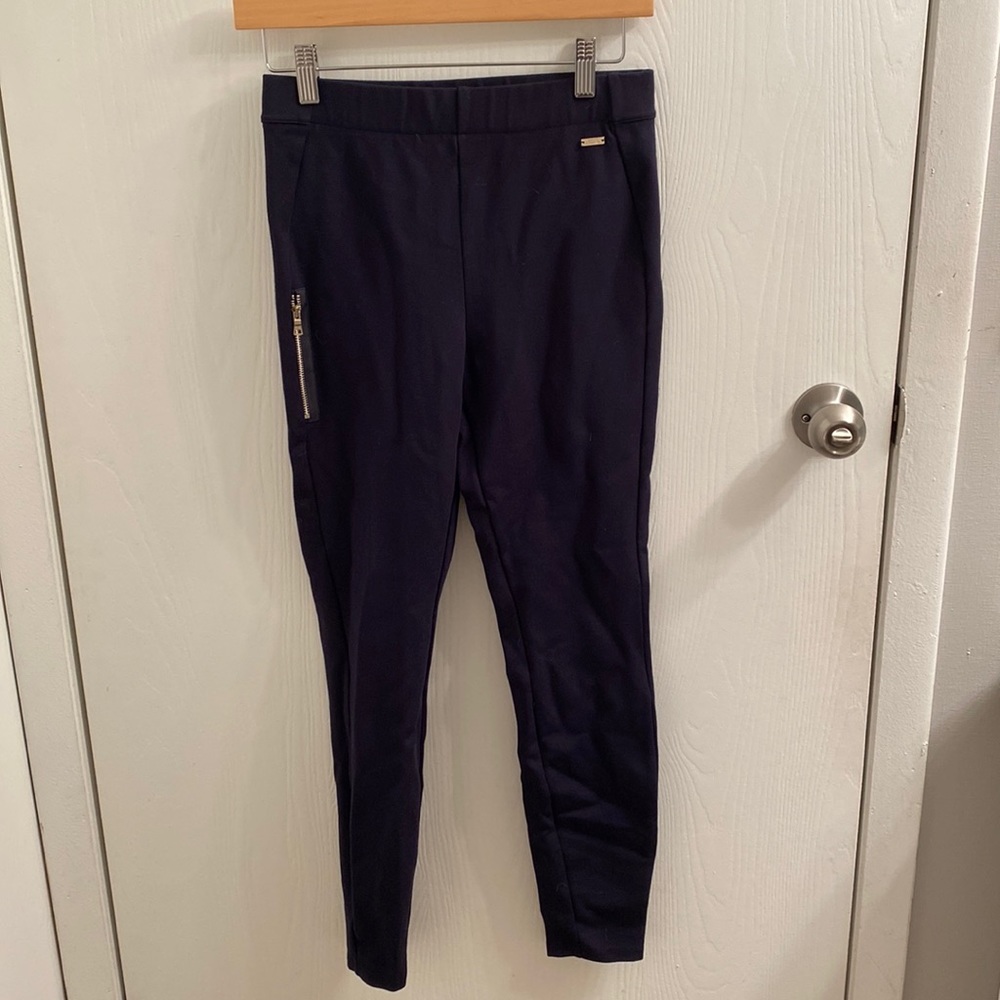 S/P Armani Exchange pants with zipper pocket, navy blue